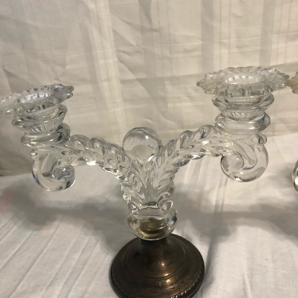 Sterling Silver Weighted Cambridge Candle Holder. - Picture 12 of 16